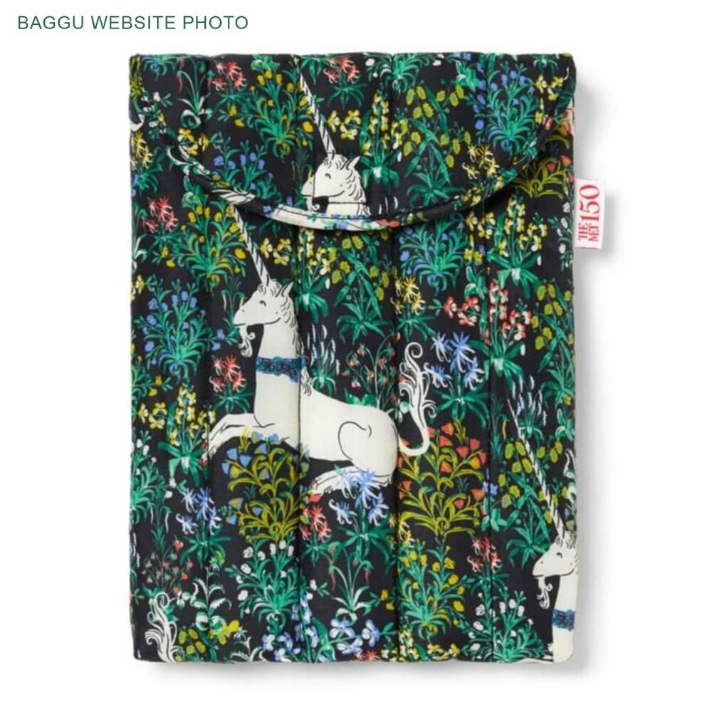 Baggu: Puffy Laptop Sleeve - RARE SOLD OUT Unicorn Tapestry MET Exclusive